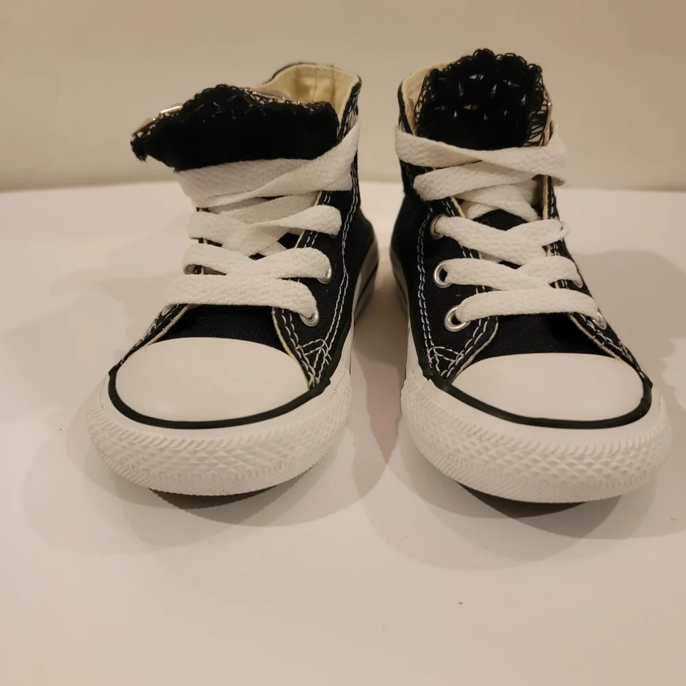 Chuck Taylor All Star TODDLER HIGH TOP SHOE size 7 infant boys girls Studded